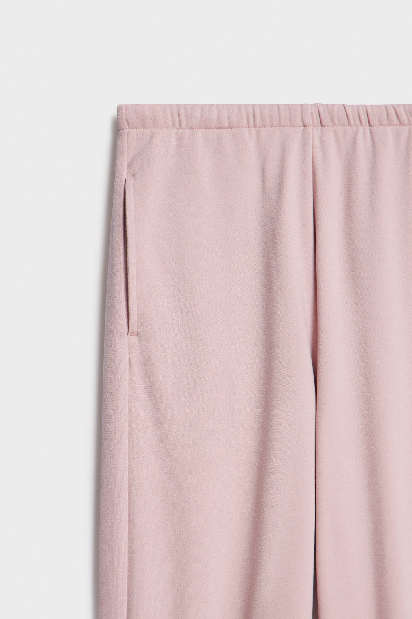 BRUSHED FINE-KNIT JOGGERS