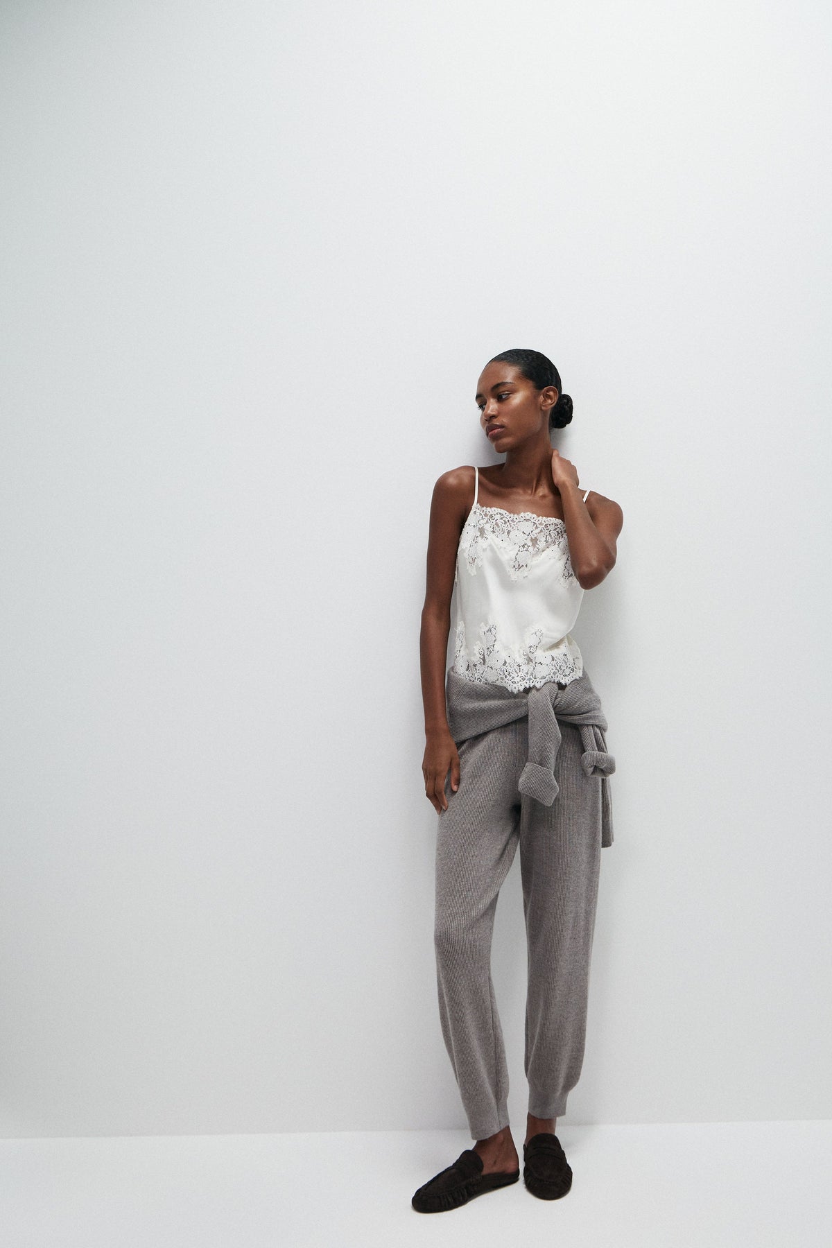 GREY BEIGE MELANGE