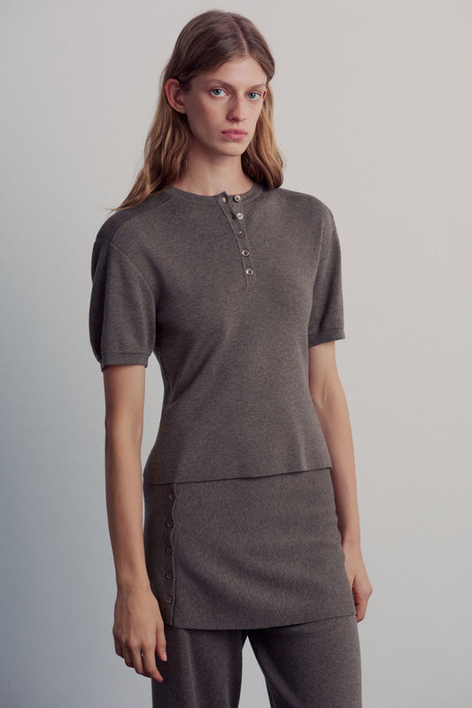GRAY BROWN MELANGE