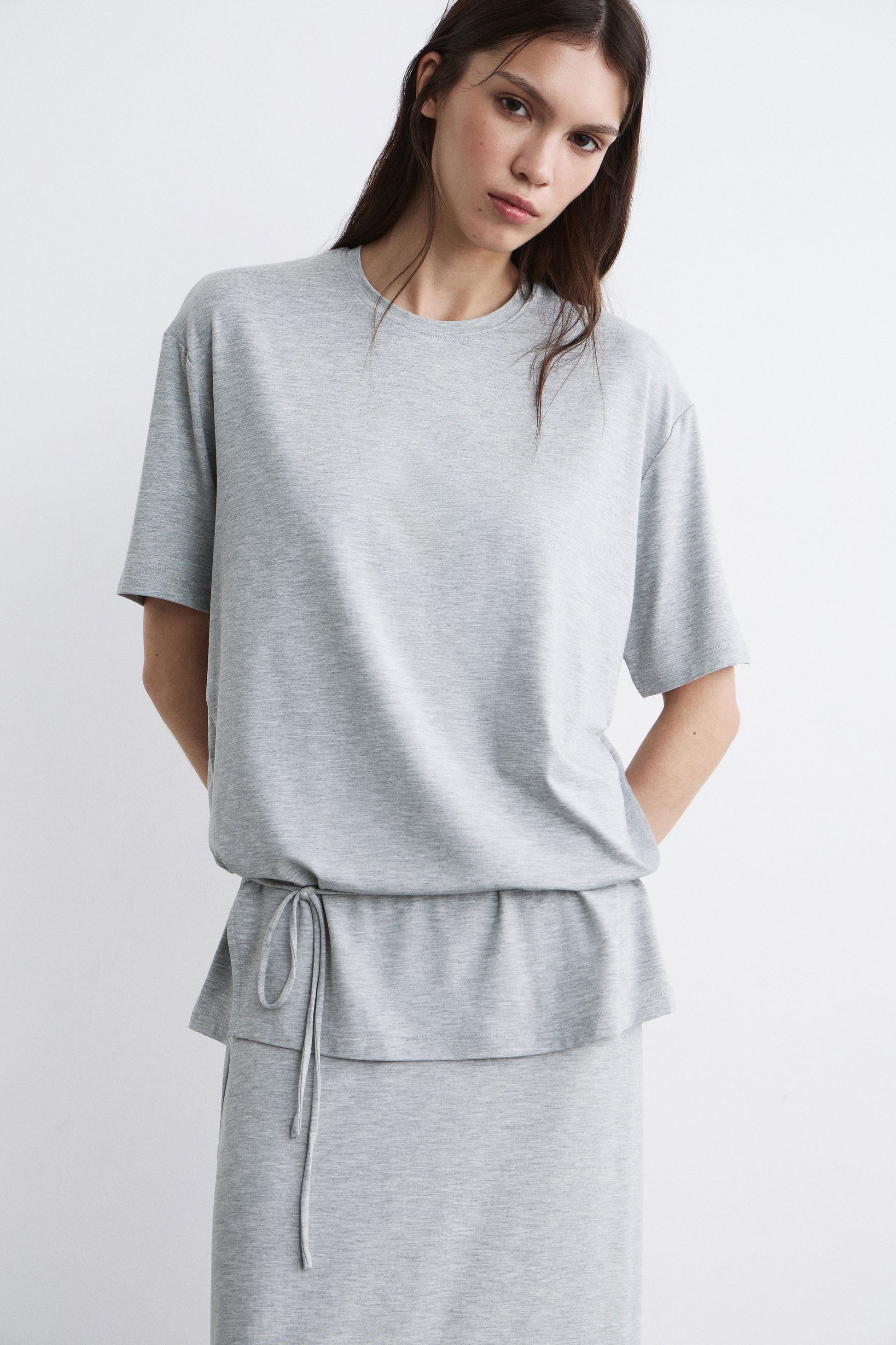 LIGHT GREY MELANGE