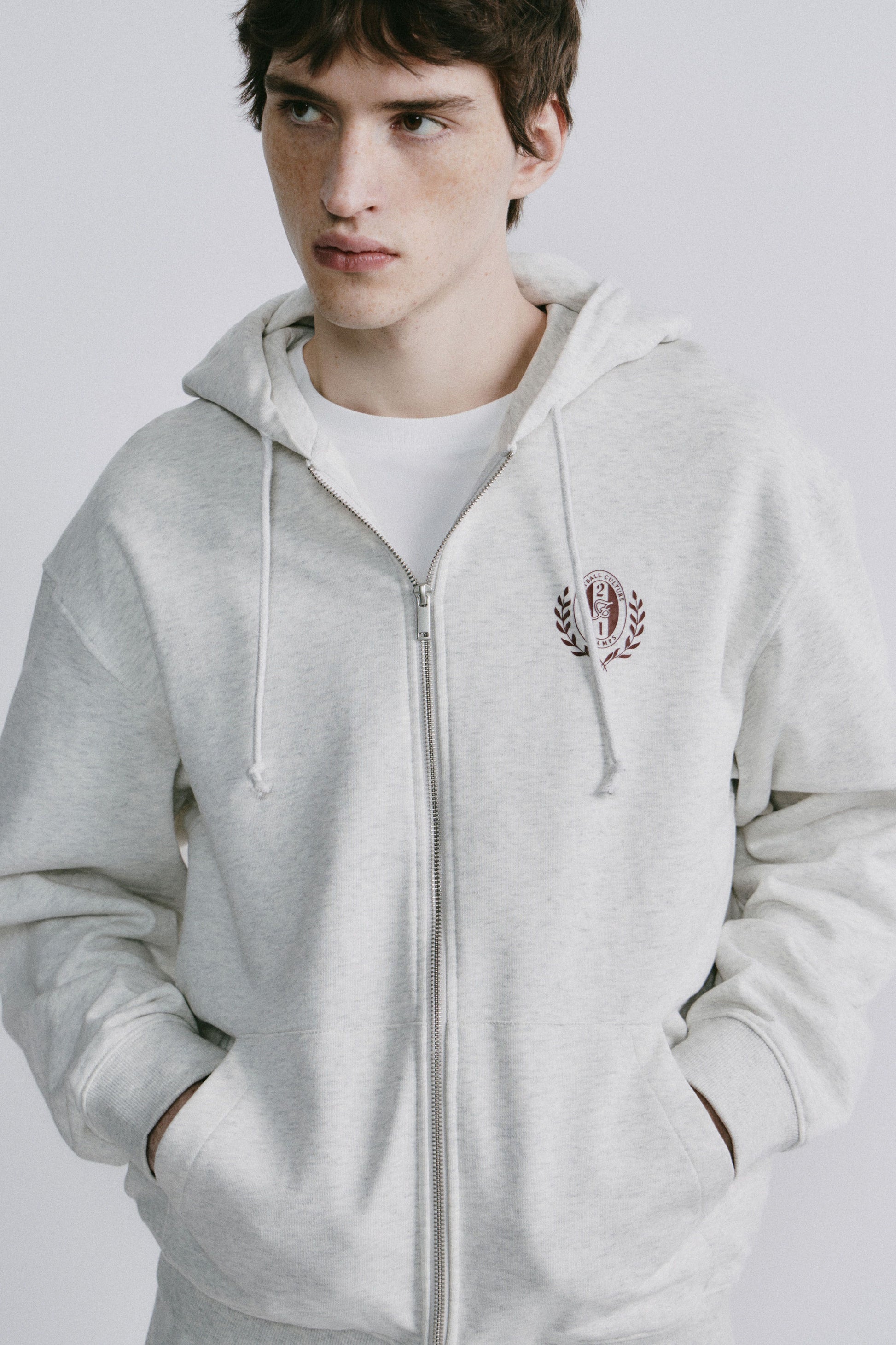 LIGHT GREY MELANGE