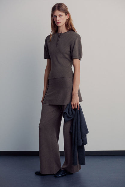 GRAY BROWN MELANGE