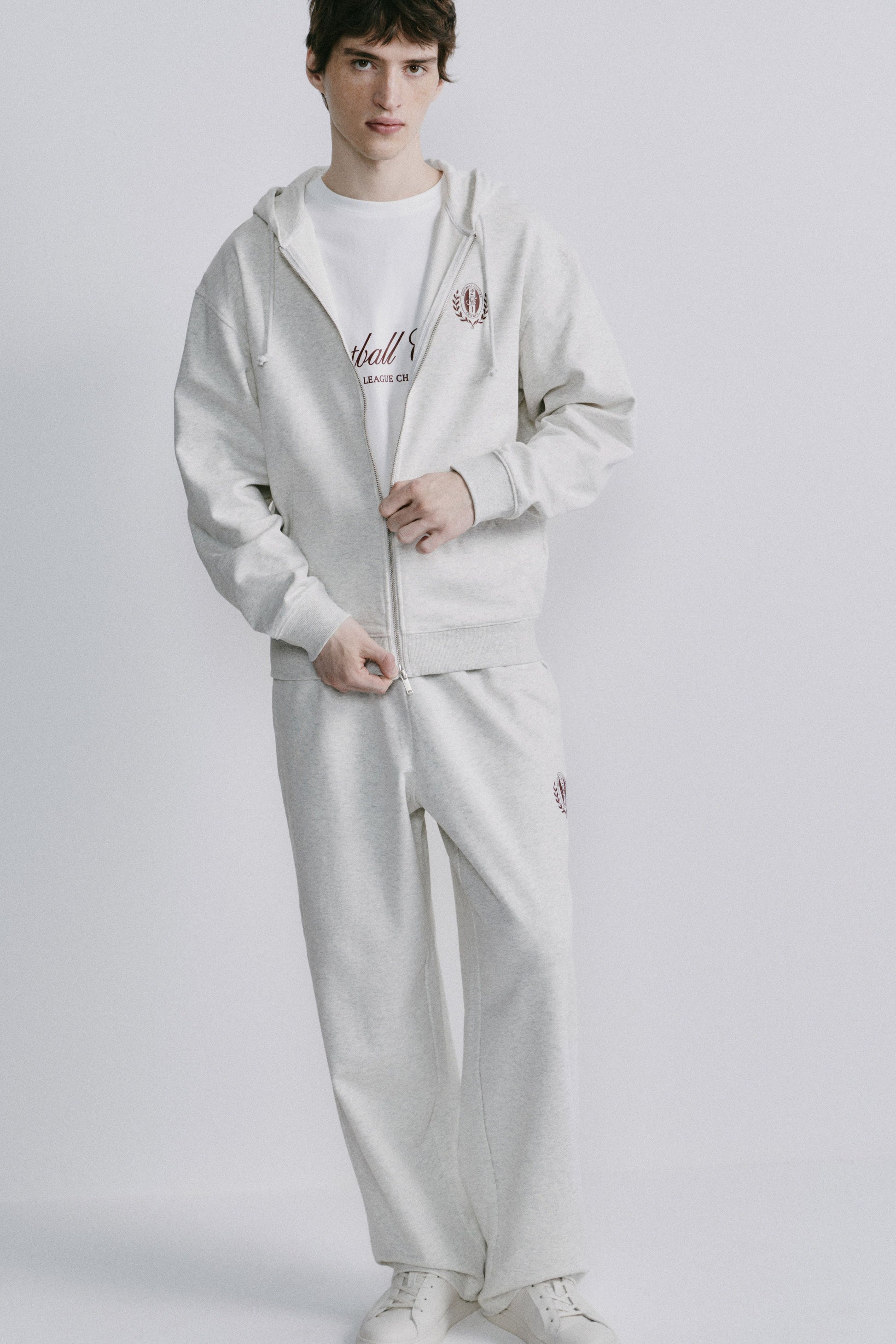 LIGHT GREY MELANGE