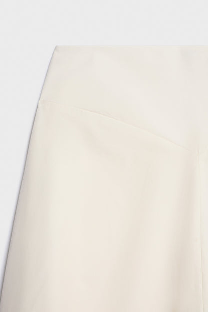 EMBROIDERY-DETAIL COTTON SKIRT
