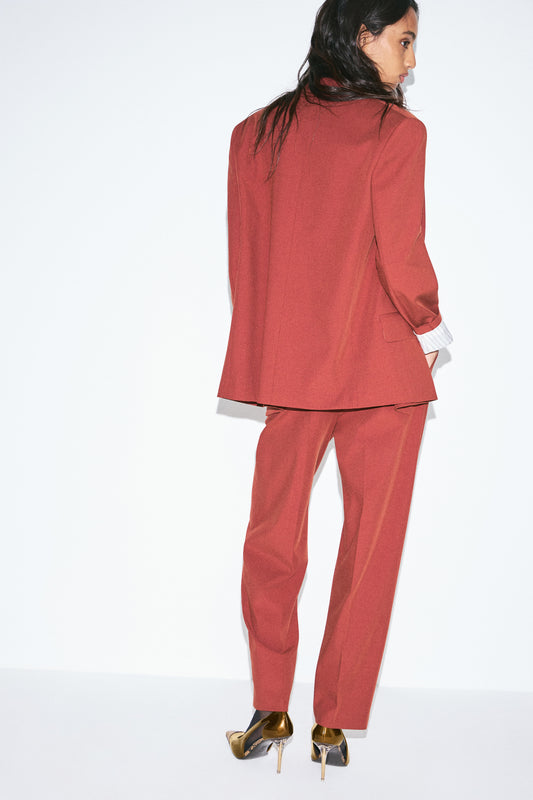 CREASE-FRONT TROUSERS