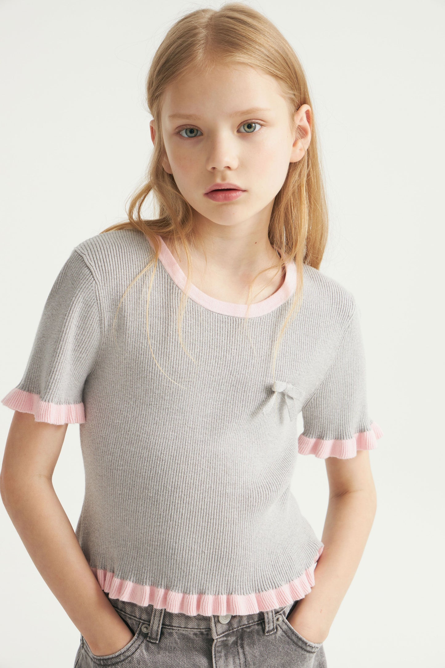 LIGHT GREY MELANGE