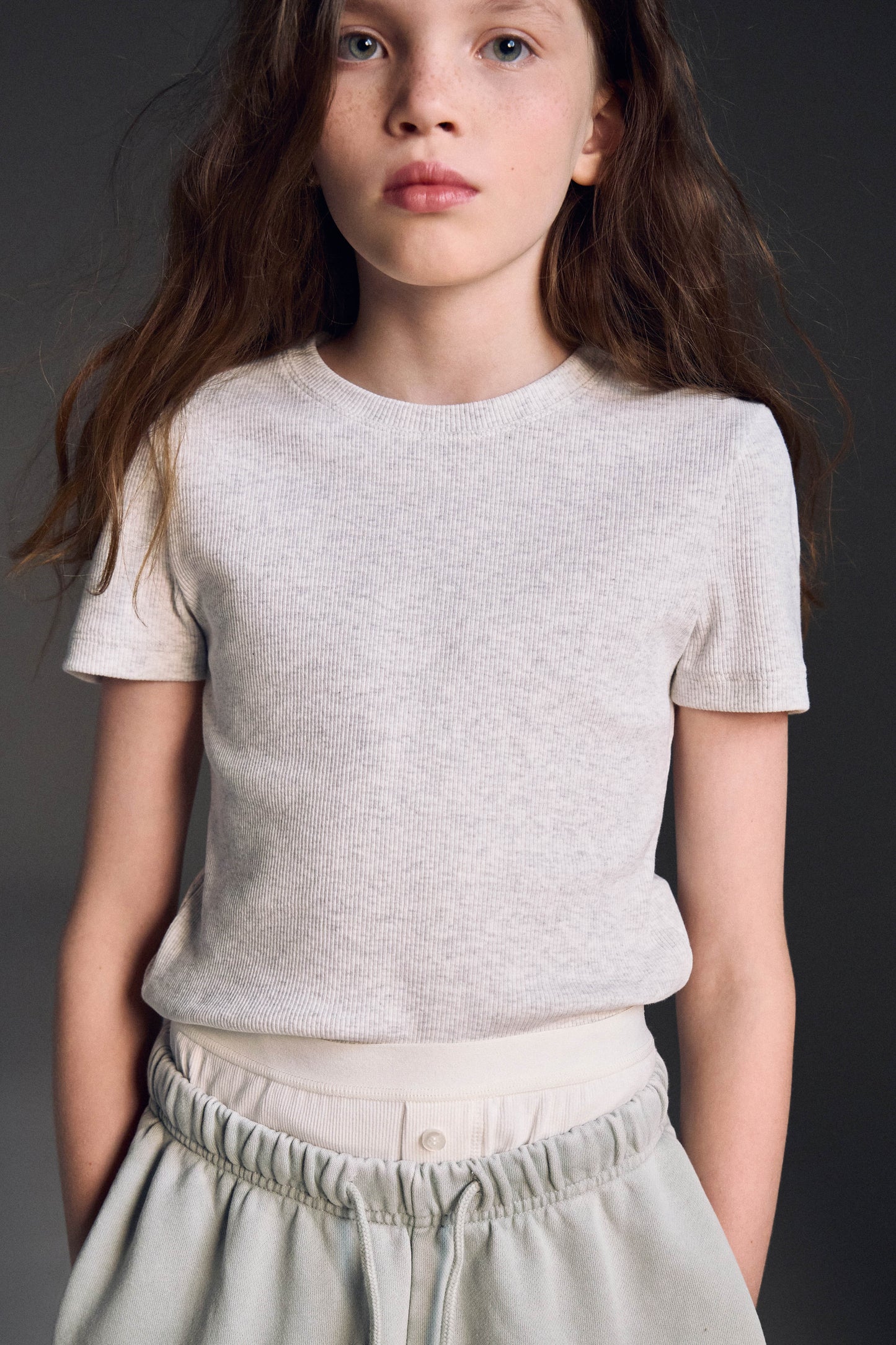 LIGHT GREY MELANGE