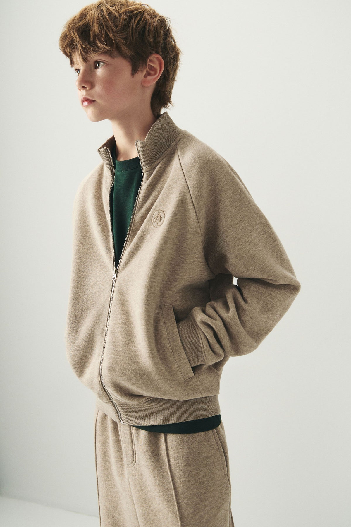 GREY BEIGE MELANGE