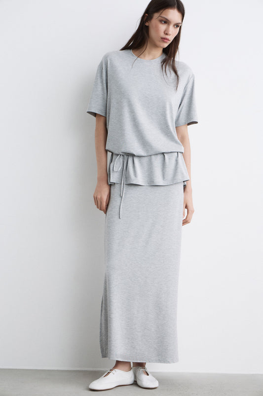 LIGHT GREY MELANGE
