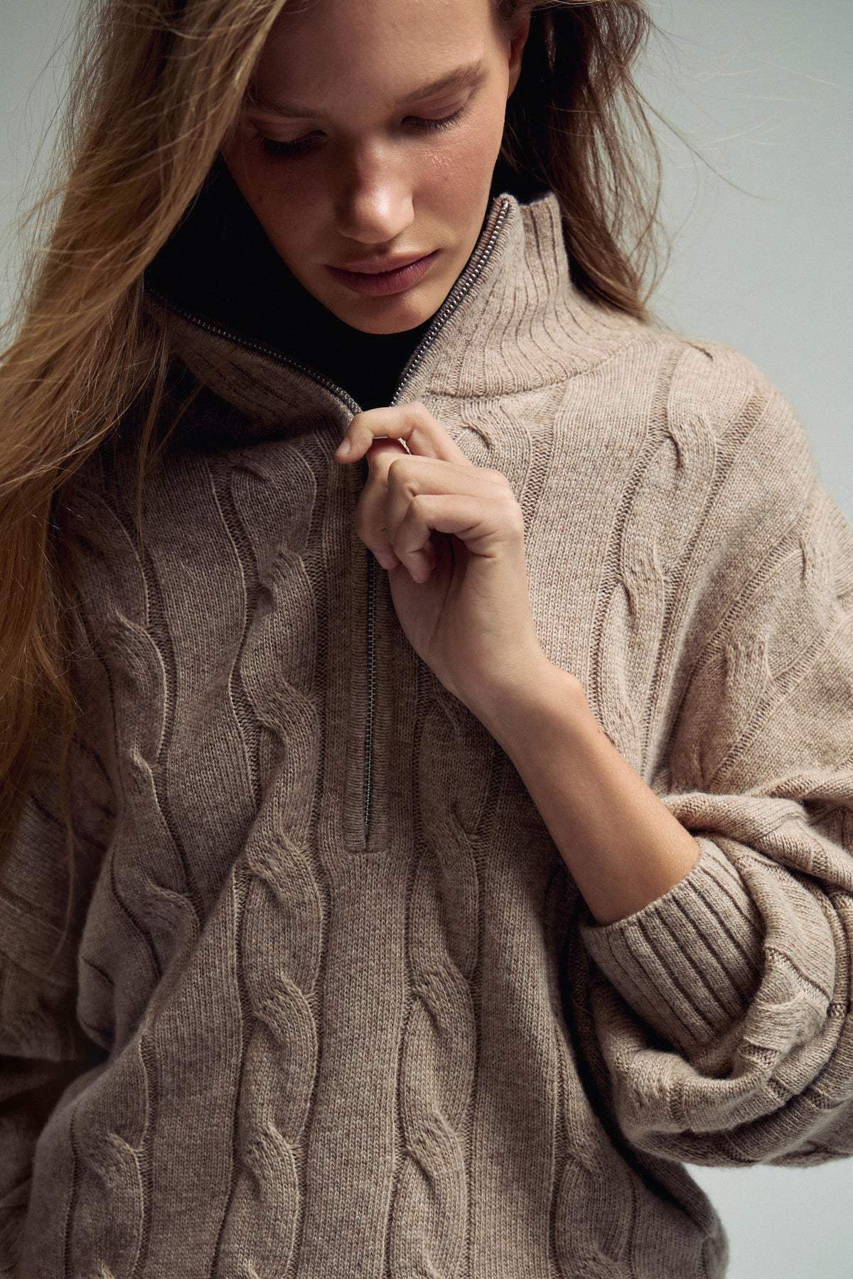 GREY BEIGE MELANGE