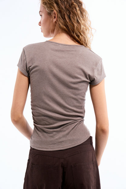 GREY BEIGE MELANGE