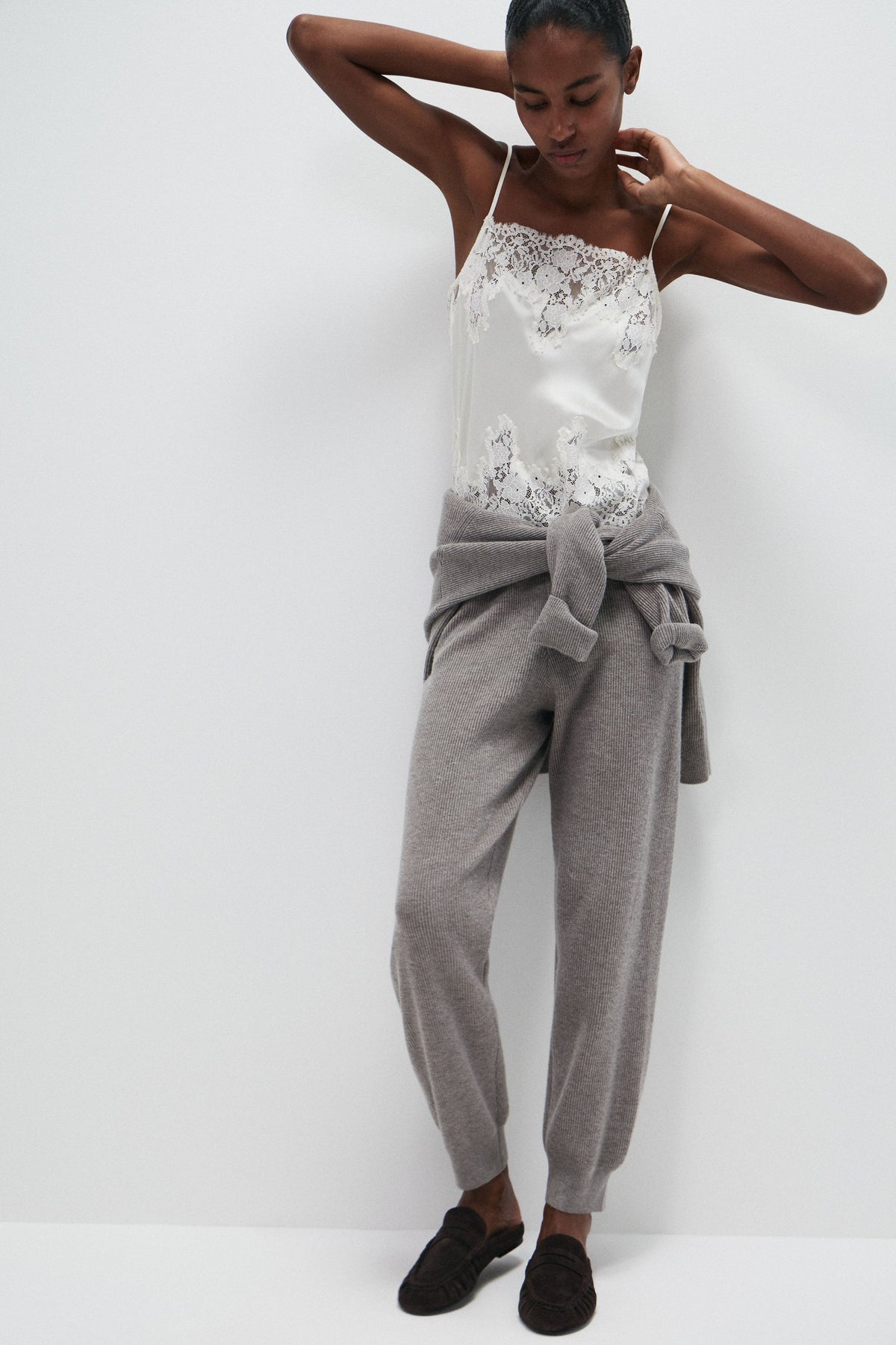 GREY BEIGE MELANGE