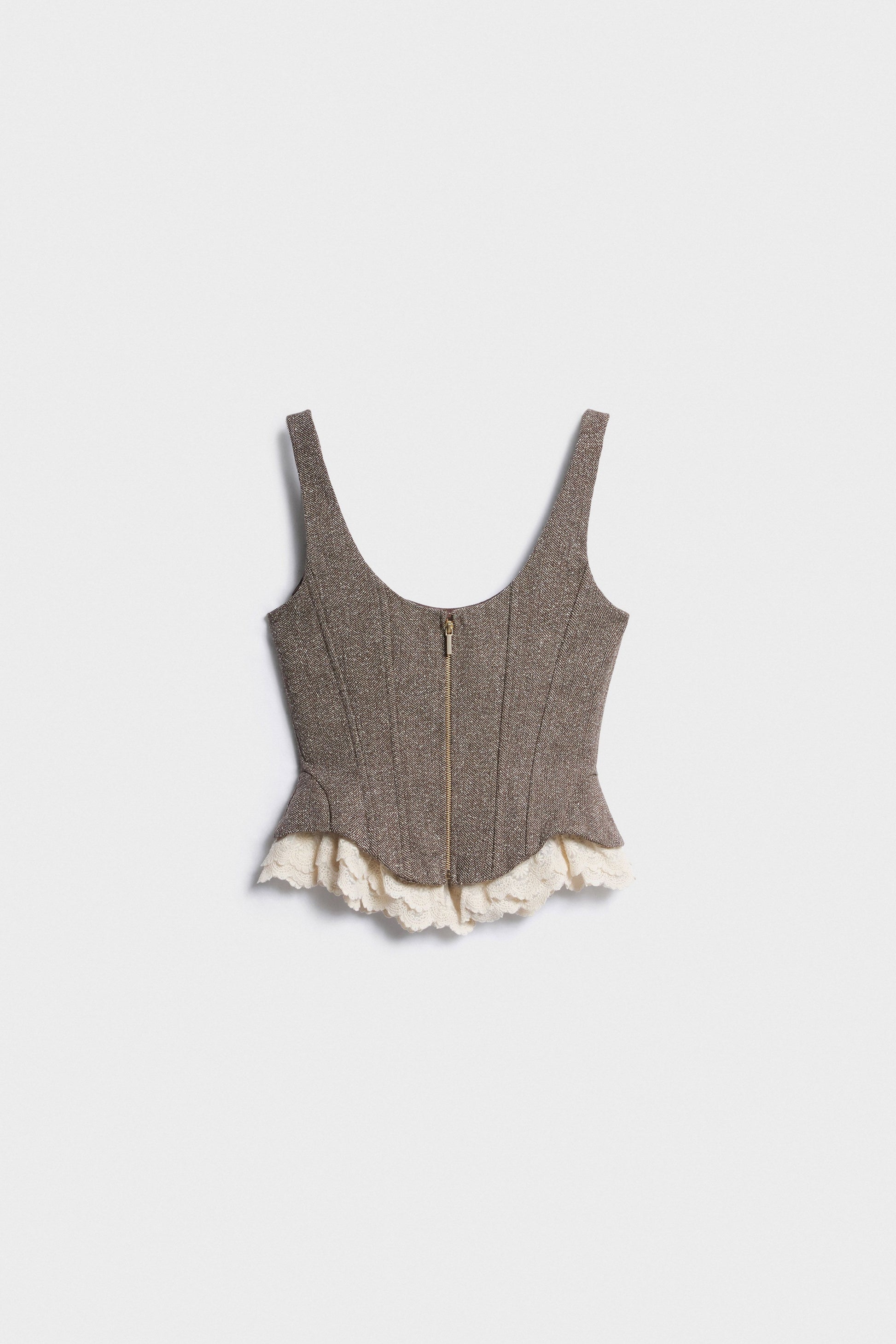 GRAY BROWN MELANGE