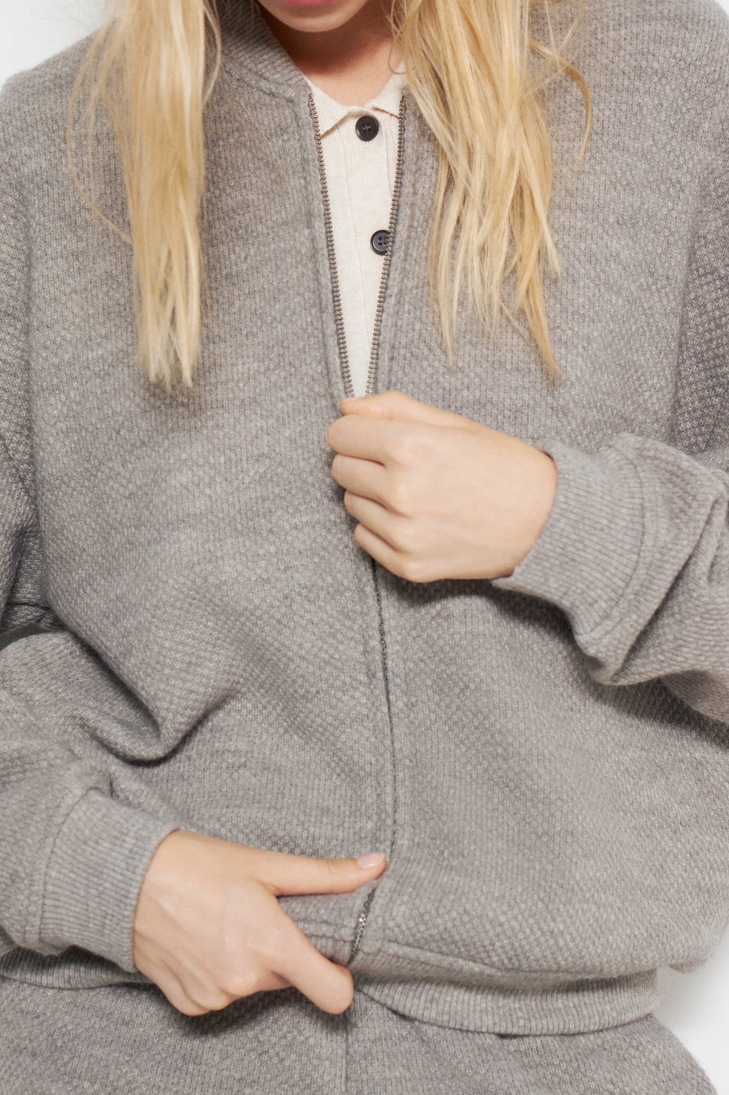 LIGHT GREY MELANGE